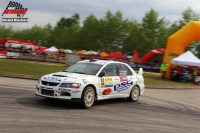 Antonn Tlusk - Luk Vyoral (Mitsubishi Lancer Evo IX R4) - Rallye esk Krumlov 2013