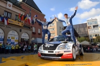 Roman Kresta - Petr Gross, koda Fabia S2000 - Barum Czech Rally 2013 , foto: J.Petr