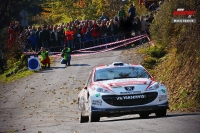 Grzegorz Grzyb - Grzegorz Dachowski (Peugeot 207 S2000) - Partr Rally Vsetn 2011