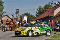 Egon Smkal - Monika Hbnerov (Citron DS3 R3T) - Barum Czech Rally Zln 2014