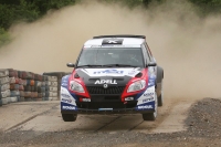 Roman Kresta - Petr Gross, koda Fabia S2000 - Rally Bohemia 2011