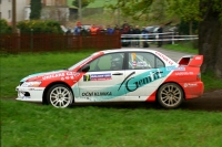 Miroslav Jake - Jaroslav Novk, Mitsubishi Lancer Evo IX - Rally Luick Hory 2013