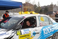 Olga Lounov - Richard Nesvadba (Mitsubishi Lancer Evo IX) - Rocksteel Valask Rally 2015