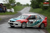 Miroslav Jake - Jaroslav Novk, Mitsubishi Lancer Evo IX - Rallysprint Kopn 2013