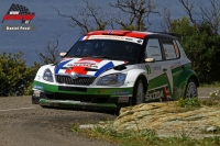 Andreas Mikkelsen - Ola Floene (koda Fabia S2000) - Tour de Corse 2012