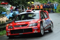 Antonn Tlusk - Ladislav Kuera (Mitsubishi Lancer WRC) - AZ Pneu Rally Jesenky 2012