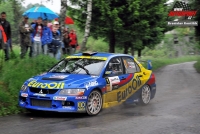 Vclav Pech - Petr Uhel, Mitsubishi Lancer Evo 9 R4 - Rallye esk Krumlov 2011