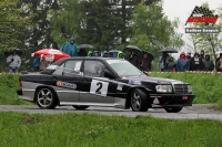 Tuomo Liukkonen - Vesa Suhonen (Mercedes 190 E) - Historic Vltava Rallye 2014