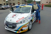 Vclav Dunovsk - Adam Eli (Peugeot 208 R2) - Rallysprint Kopn 2014