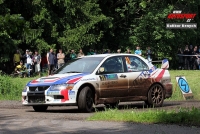 Jaroslav Pel - Roman Peek, Mitsubishi Lancer Evo IX - Rally Krkonoe 2013