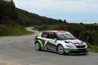 Andreas Mikkelsen - Ola Flene, koda Fabia S2000 - Tour de Corse 2012