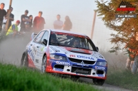 Jan Jelnek - Miroslav Kotna (Mitsubishi Lancer Evo IX) - Agrotec Petronas Syntium Rally Hustopee 2012