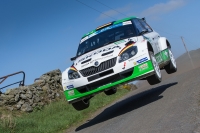 Sepp Wiegand - Frank Christian, koda Fabia S2000 - Circuit of Ireland Rally 2014
