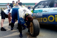 Petr Uhel ist rfky od blta po RZ 6 - Rally Hustopee 2013