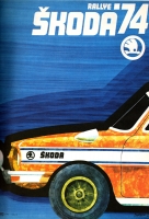 logo Rallye koda 1974