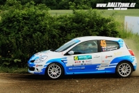 Michal Vahara - Karolna Jugasov, Renault Clio - Rally Hustopee 2013