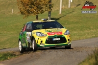 Egon Smkal - Monika Hbnerov (Citron DS3 R3T) - PSG-Partr Rally Vsetn 2012