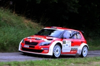 Jan Kopeck - Pavel Dresler, koda Fabia S2000 - Rally Bohemia 2014; foto: J.Petr