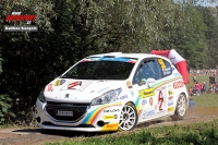 Vclav Dunovsk - Petr Glssl (Peugeot 208 R2) - Barum Czech Rally Zln 2015