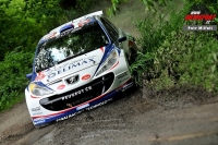 Pavel Valouek - Luk Kostka, Peugeot 207 S2000 - Rallye esk Krumlov 2012