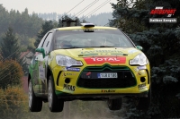 Egon Smkal - Monika Hbnerov (Citron DS3 R3T) - Purum Rally Pbram 2014