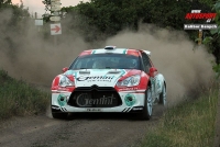 Miroslav Jake - Jaroslav Novk, Citroen DS3 R5 - Agrotec Rally Hustopee 2014