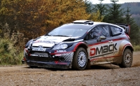 Ott Tnak na testu ped Wales Rally GB 2011