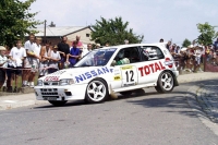 Milan Vtk - Miroslav Hanzlk (Nissan Sunny Gti-R) - Barum Rally 1999