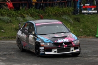 Jaroslav Pel - Roman Peek (Mitsubishi Lancer Evo IX) - AZ Pneu Rally Jesenky 2012