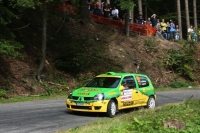 Martina Dahelov - Karolna Jugasov (Renault Clio Sport) - Rally Jesenky 2014 ; foto: Marcel k