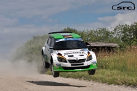 Sepp Wiegand - Frank Christiann (koda Fabia S2000) - auto24 Rally Estonia 2014