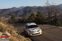 Pierre Campana - Sabrina De Castelli (Renault Clio R3) - Rallye Monte Carlo 2011