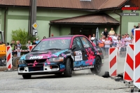 Martin Hudec - Ji ernoch (Mitsubishi Lancer Evo IX) - Autogames Rallysprint Kopn 2012