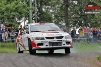 Luk Matna - Pavel Zalabk (Mitsubishi Lancer Evo IX) - Rally Bohemia 2020