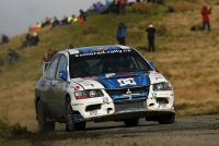 Martin Semer - Michal Ernst, Mitsubishi Lancer Evo 9 - Wales Rally GB 2011