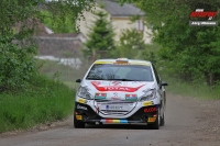 Vclav Dunovsk - Petr Glssl (Peugeot 208 R2) - Rallye esk Krumlov 2017