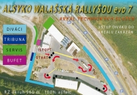 mapka Walask Rallyou 2011