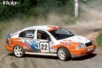 Tom Fiala - Michal Fiala (koda Octavia) - Rallysprint Kopn 2002