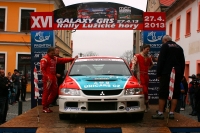 Miroslav Jake - Jaroslav Novk, Mitsubishi Lancer Evo IX - Rally Luick Hory 2013