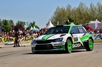 Jan Kopeck - Pavel Dresler, koda Fabia R5 - Rallye esk Krumlov 2017 ; foto: Jaroslav erv