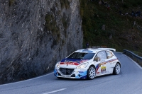 Kevin Abbring - Sebastian Marshall, Peugeot 208 T16 - Rally Int. du Valais 2014