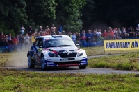 Roman Kresta - Petr Star, koda Fabia S2000 - BCRZ 2014 ; foto: M.Knedla