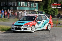 Miroslav Jake - Jaroslav Novk, Mitsubishi Lancer Evo IX - Rally Krkonoe 2013