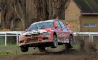Martin Semerd - Vavinec Hradlek (Mitsubishi Lancer Evo IX) - TipCars Prask Rallysprint 2013
