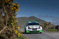 Sepp Wiegand - Frank Christian, koda Fabia S2000 - Circuit of Ireland Rally 2014