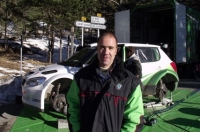 Nicolas Vouilloz na testu ped Rallye Monte Carlo 2011