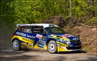Patrik Sandell - Staffan Palmander, koda Fabia S200 - Rally Preov 2011