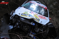 Boetti - crash na Rallye Monte Carlo 2011