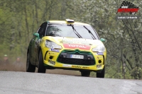 Egon Smkal - Monika Hbnerov (Citron DS3 R3T) - Rallye esk Krumlov 2014