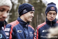 Haydenn Paddon, Dani Sordo a Thierry Neuville